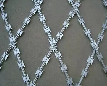 welded razor wire fence