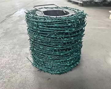 PVC coated barbed wire