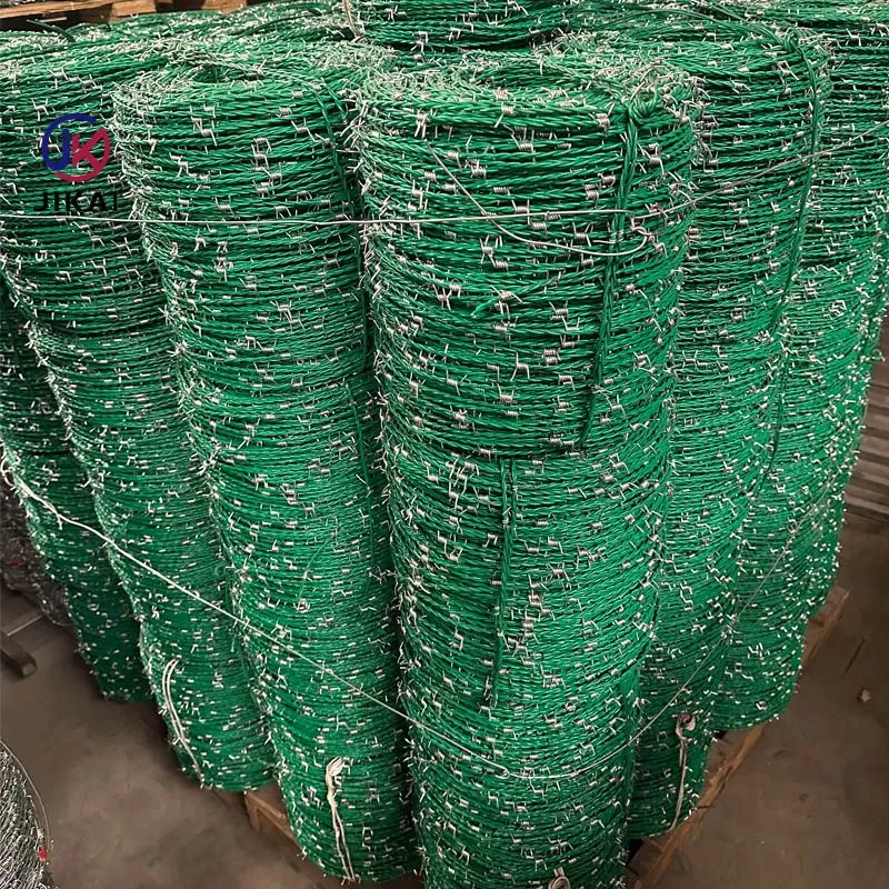 PVC coated barbed wire