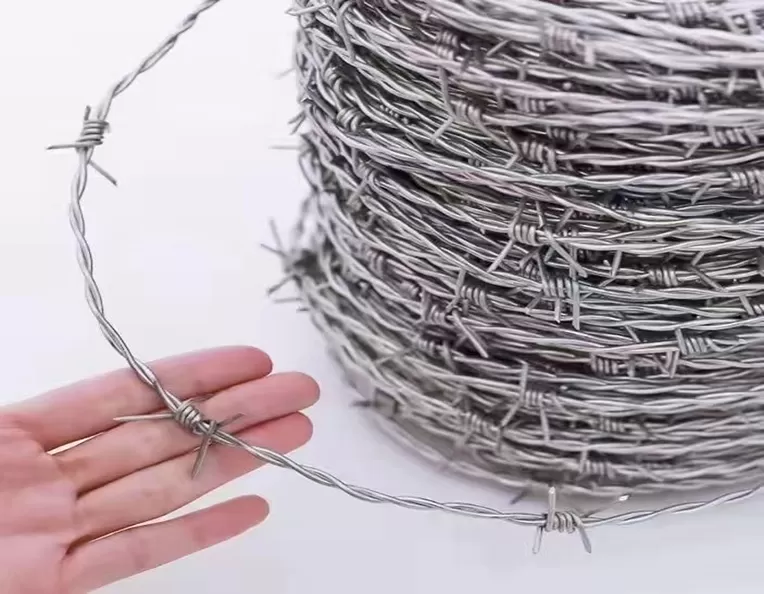 Electric galvanized barbed wire