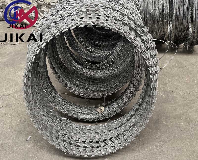 galvanized razor wire