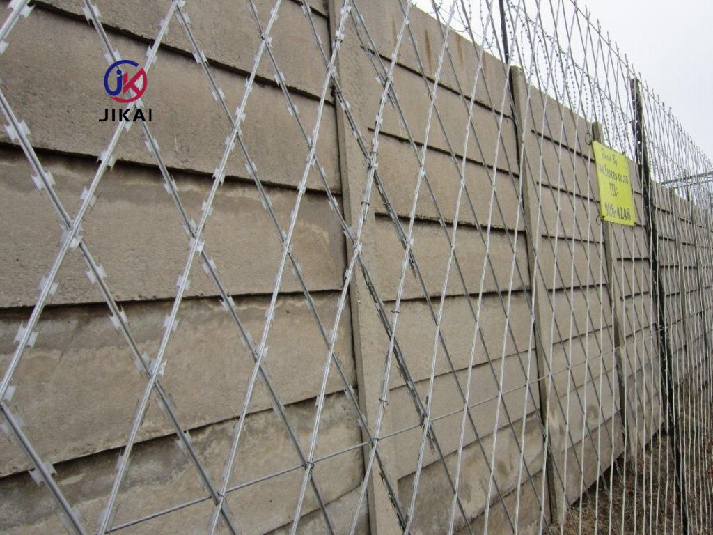 welded razor wire fence