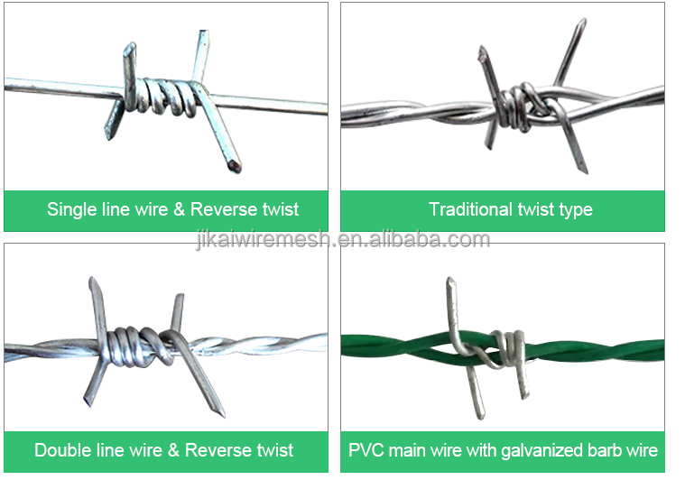 galvanized barbed wire